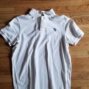 Muscle polo white